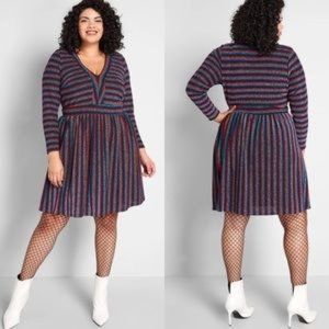 NwoT Modcloth All that Glitters Rainbow Dress